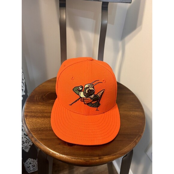 New Era 59Fifty Greensboro Grasshoppers Minor League Fitted Hat Size 6 7/8 - Picture 1 of 5